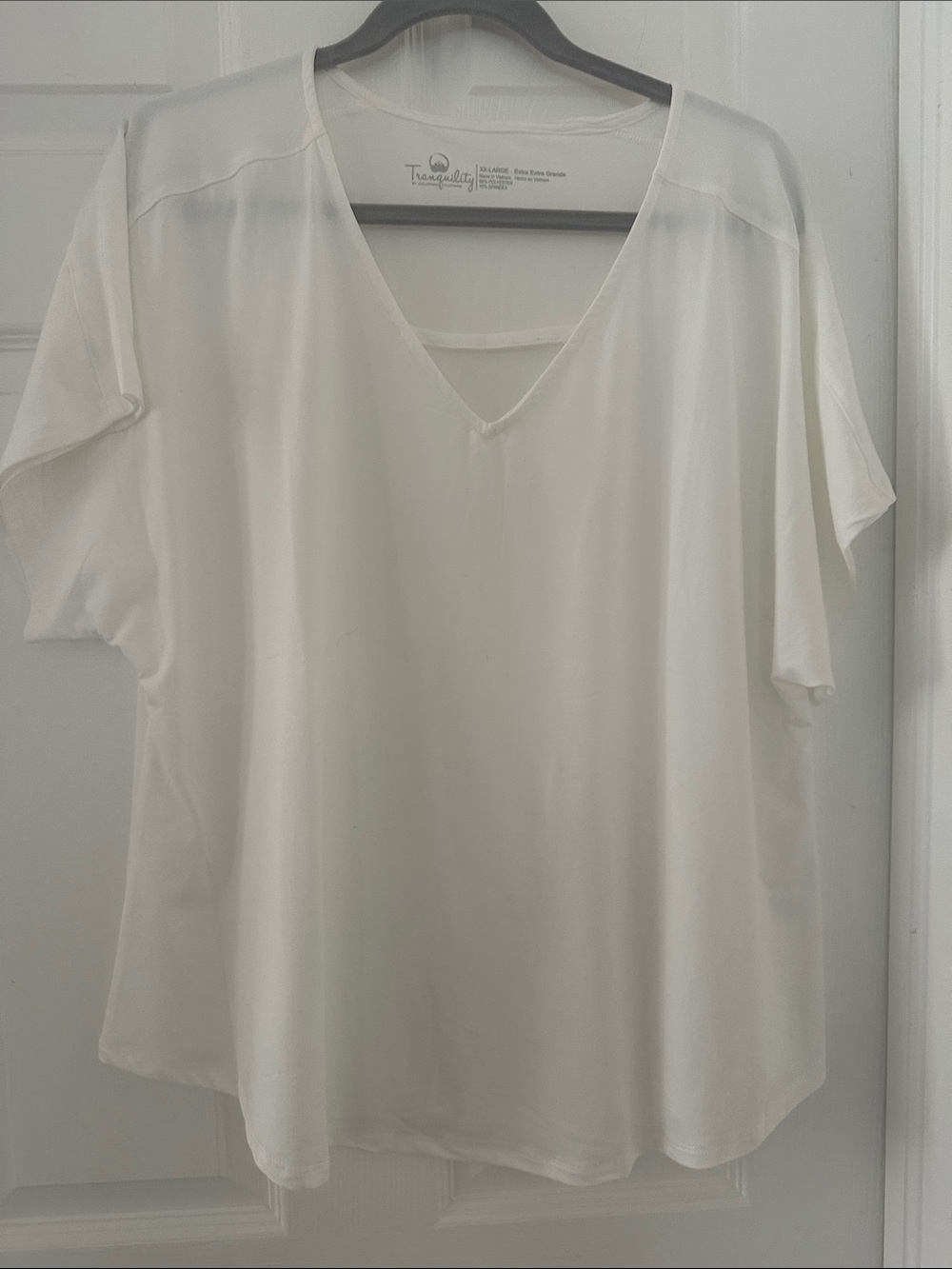 Tranquility by Colorado Clothing Ivory V-Neck Short Sleeve Tee